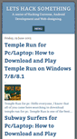 Mobile Screenshot of letshacksomething.com